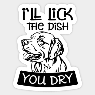 I'll like the dish you dry ! A funny gift only dog owners can relate to :) Sticker